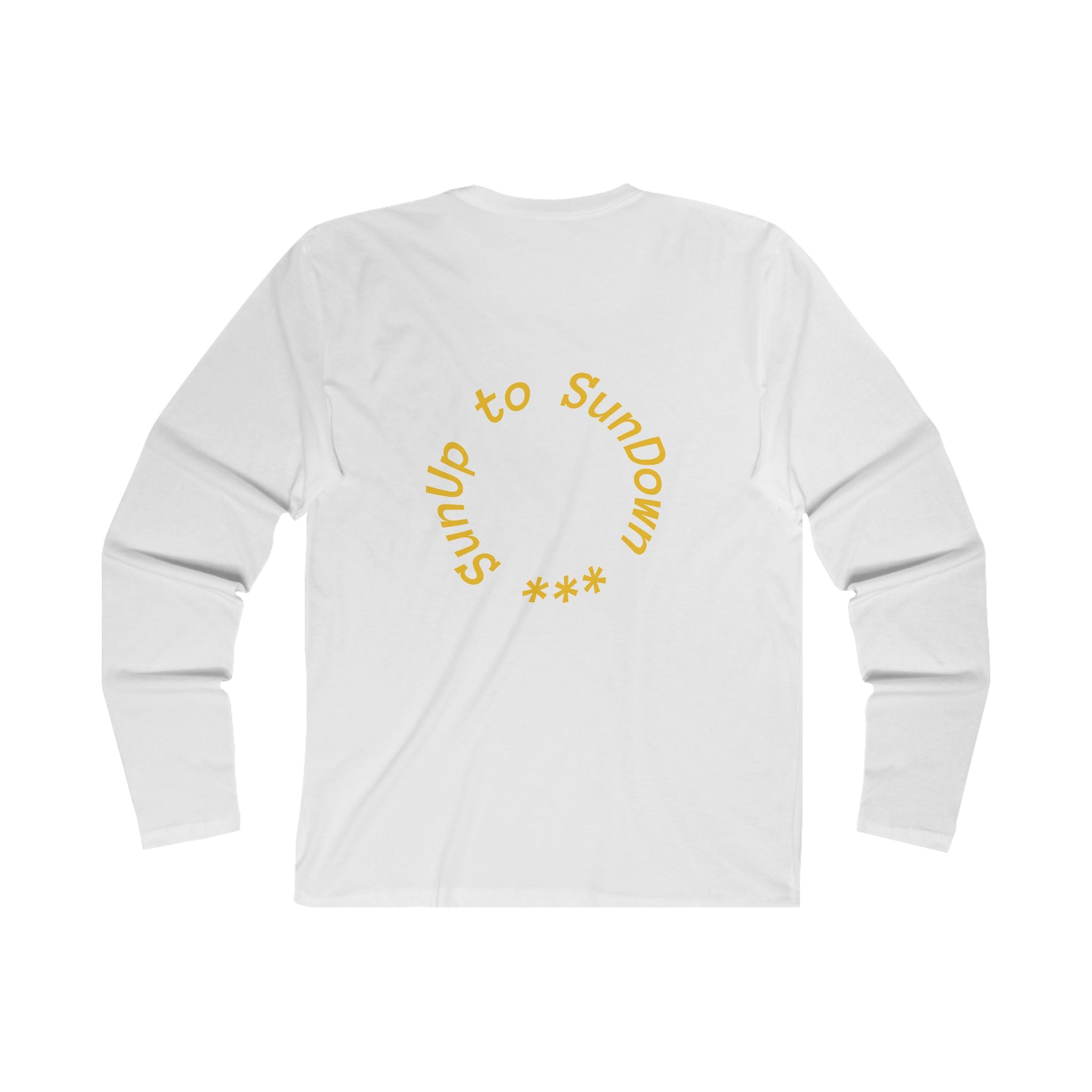 Inspirational Sunset Longsleeve T-Shirt, White